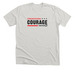 Demand Courage from Congress, a Heather Cement Premium Unisex Tee