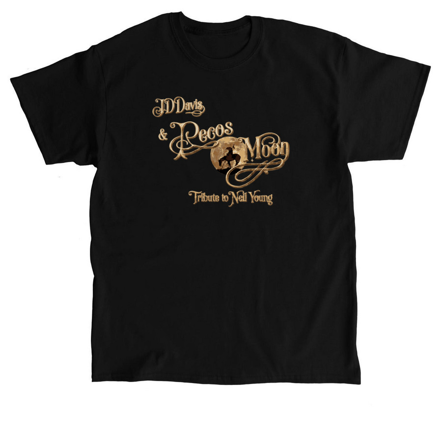 JD Davis Pecos Moon T, a Black Classic Unisex Tee