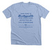 (Front Only) Unstoppable Dad, a Heather Baby Blue Premium Unisex Tee