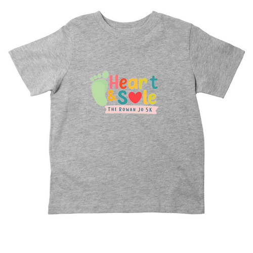 Heart & Sole- Toddler T- Shirts, a Heather Toddler Tee