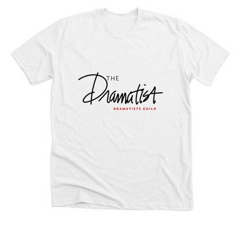 The Dramatist Shirt, a Solid White Blend Premium Unisex Tee