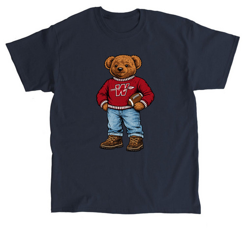 Preppy Warrior Bear, a Navy Classic Unisex Tee