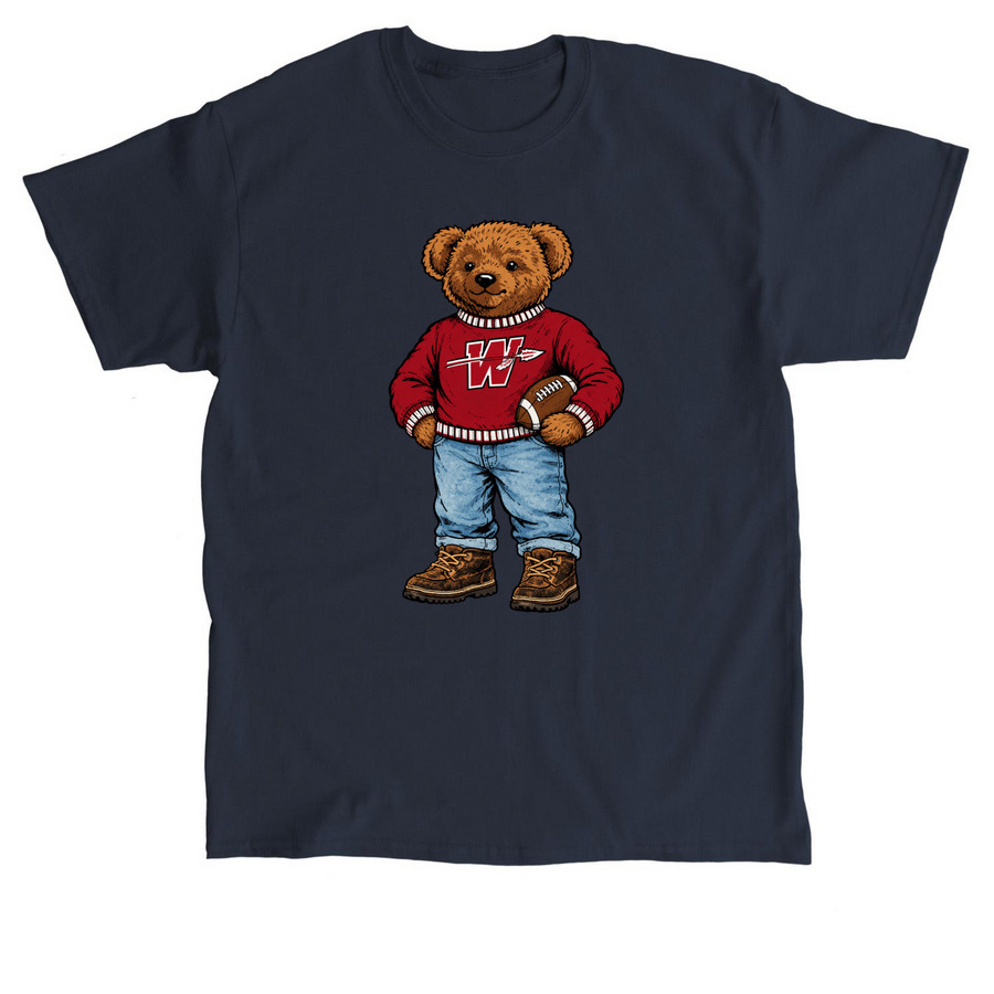 Preppy Warrior Bear, a Navy Classic Unisex Tee