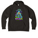 Beam Meow Up, a Deep Black Allmade Organic CVC Pullover Hoodie