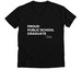 Public School Pride, a Solid Black Blend Premium V-Neck Tee