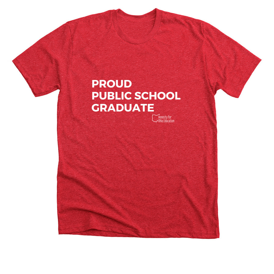 Public School Pride, a Heather Red Premium Unisex Tee
