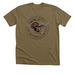 FBT merch, a Heather Olive Premium Unisex Tee