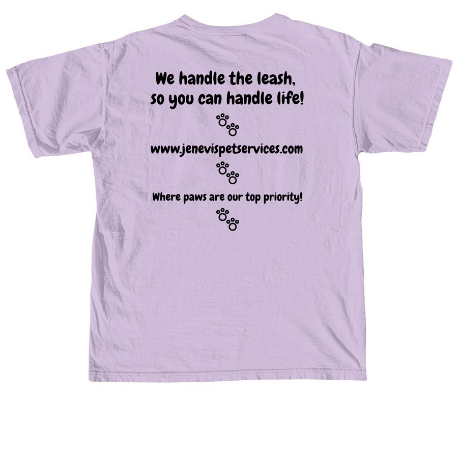 Comfort Colors JPS OG Colors, a Orchid Comfort Colors Unisex Tee (back-view)