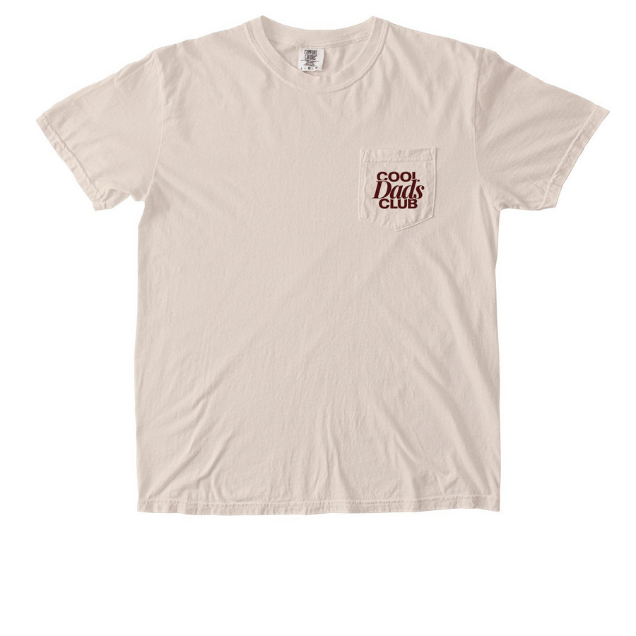 GPCP Cool Dads Club, a Ivory Comfort Colors Pocket Tee