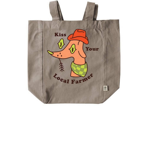 Farmer Tote, a Pumice Recycled Cotton Tote Bag