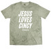 Jesus Loves Cincy, a Fern Comfort Colors Colorblast Tee