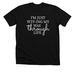 WTF-ING MY WAY THROUGH LIFE, a Solid Black Blend Premium Unisex Tee