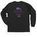 Celebrating 40 Years, a Black Classic Long Sleeve Tee (back-view)