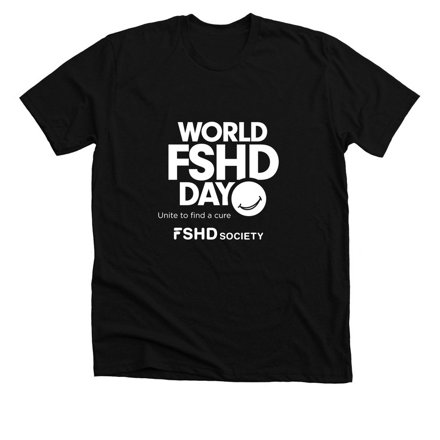 World FSHD Day, a Solid Black Blend Premium Unisex Tee