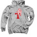 Sitting Devil, a Sport Grey Pullover Hoodie