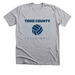 TC Volleyball, a Athletic Heather Premium Unisex Tee