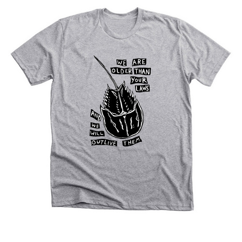 We Are Older Than Your Laws, a Athletic Heather Premium Unisex Tee