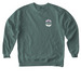 Naupaka (front + back, white font), a Blue Spruce Comfort Colors Crewneck Sweatshirt