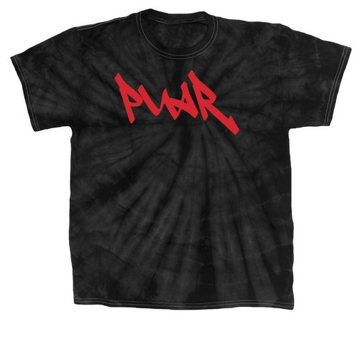 RED, a Black Classic Tie Dye Tee