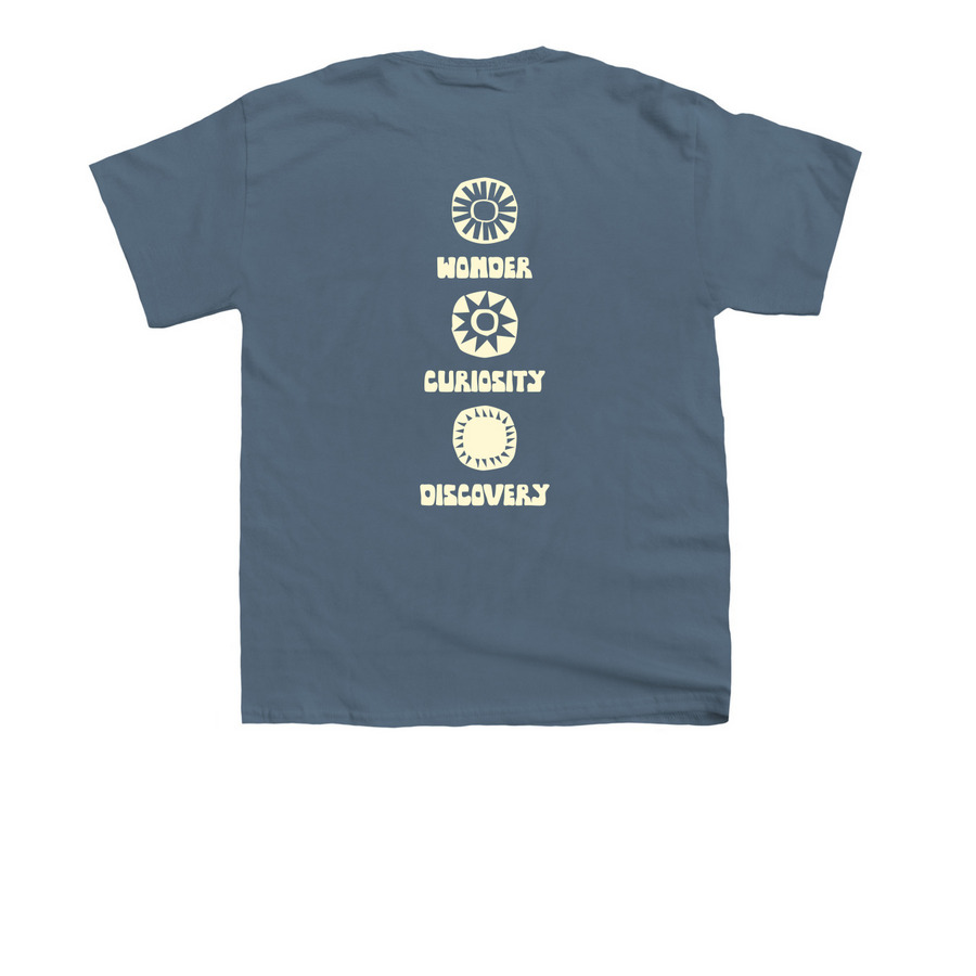 FMS Summer Camp 2026, a Indigo Youth Unisex Tee (back-view)