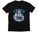 Venus 2026, a Solid Black Blend Premium V-Neck Tee