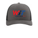 WIT AMERICA 250 HAT, a Charcoal/ Black Printed Snapback Trucker Cap