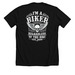Regardless Of The Bike., a Solid Black Blend Premium Unisex Tee (back-view)