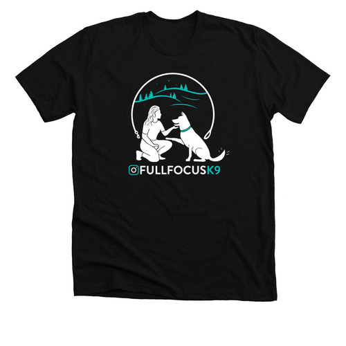 FullFocusK9 MERCH!, a Solid Black Blend Premium Unisex Tee
