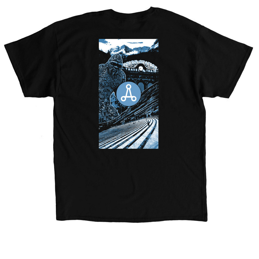 AIAS Design Competition T-Shirt, a Black Classic Unisex Tee (back-view)