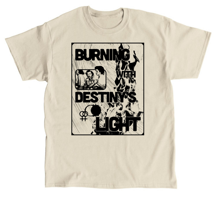 Burning with destiny's light, a Sand Classic Unisex Tee