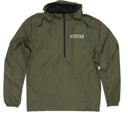 iCDUX8: Windbreaker, a Army Quarter-Zip Windbreaker