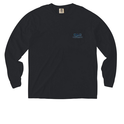 Pine Mountain Wind Symphony, a Black Comfort Colors Long Sleeve Pocket Tee