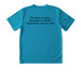 Cadets, a Atomic Blue Youth Performance Tee (back-view)