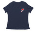 Classic&nbsp;LRRF Logo Dark Tees and Sweatshirts&nbsp;, a Navy Women's Relaxed V-Neck Tee