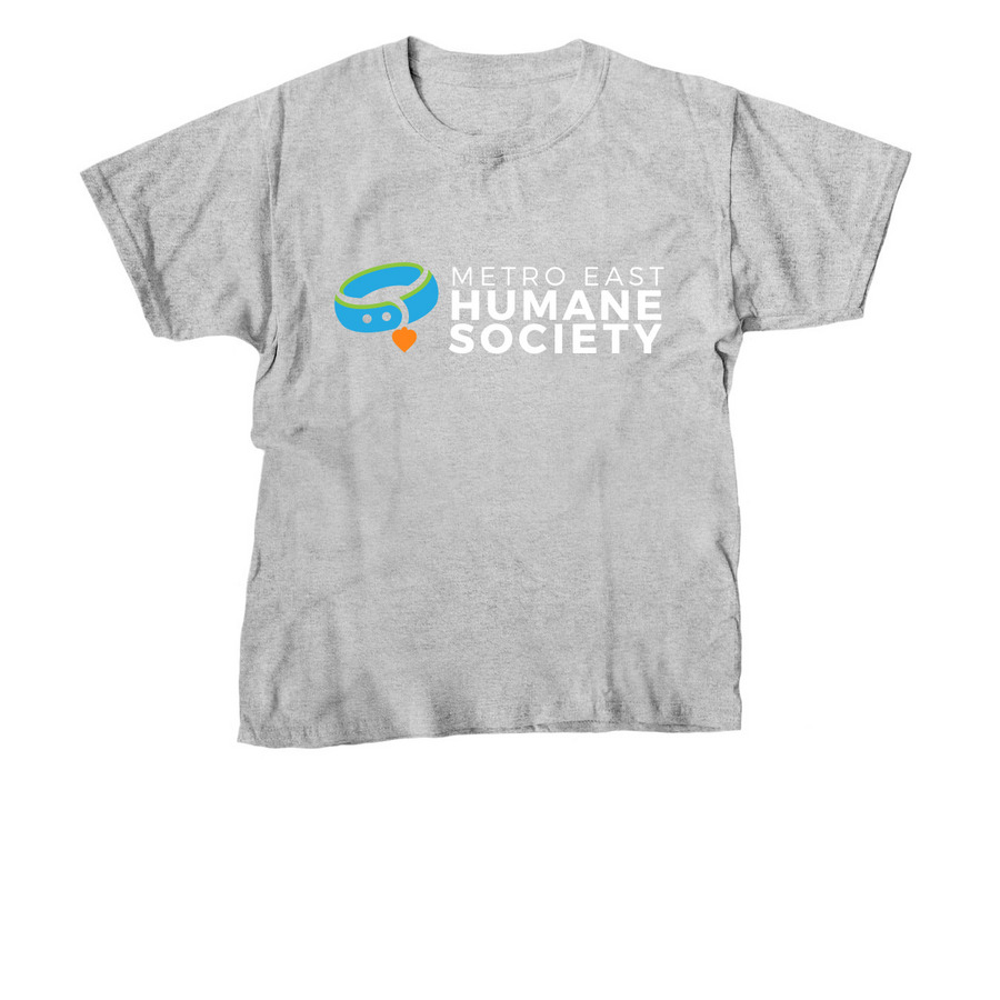 MEHS Logo Tee, a Sport Grey Youth Unisex Tee