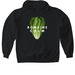 Romaine Calm, a Black Gildan Softstyle Pullover Hoodie