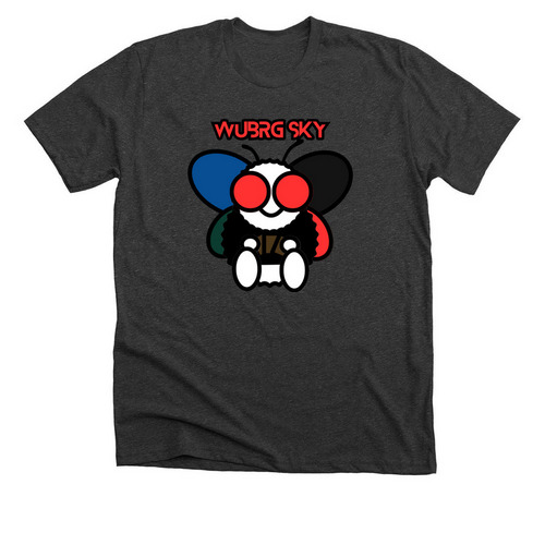 WuBUG T-Shirt, a Dark Grey Heather Premium Unisex Tee