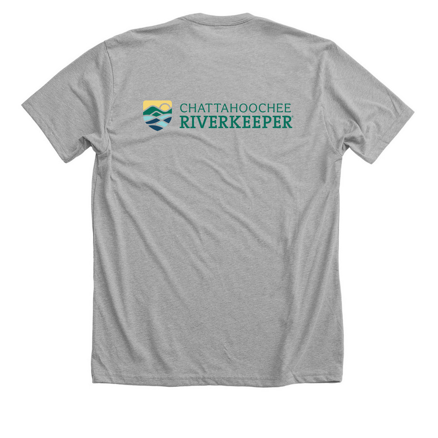 CRK&nbsp;Premium Unisex Tee, a Athletic Heather Premium Unisex Tee (back-view)