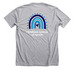 Apraxia of Speech Awareness, a Athletic Heather Premium Unisex Tee (back-view)