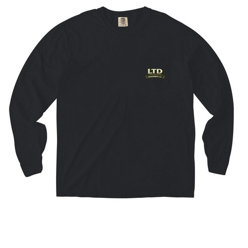 LTD Management&nbsp;, a Black Comfort Colors Long Sleeve Pocket Tee