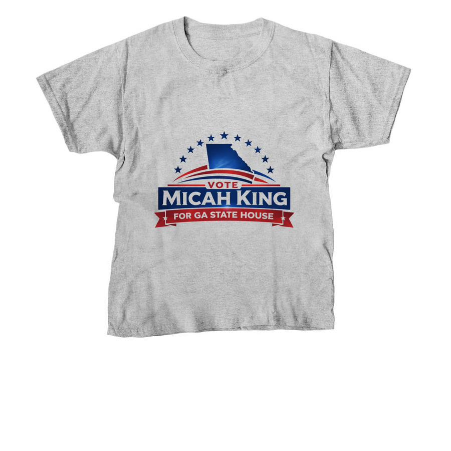 Youth Micah King for GA State House, a Sport Grey Youth Unisex Tee