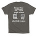 Help NurseSobhi Reach Safety and Study Abroad, a Asphalt Premium Cotton Tee (back-view)