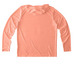 JLSP Seashell UV Long Sleeve Hoodie, a Soft Coral UV Performance Long Sleeve Hoodie (back-view)