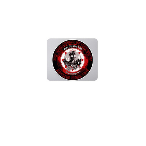 Mouse Pad, a White Full Color Mouse Pad