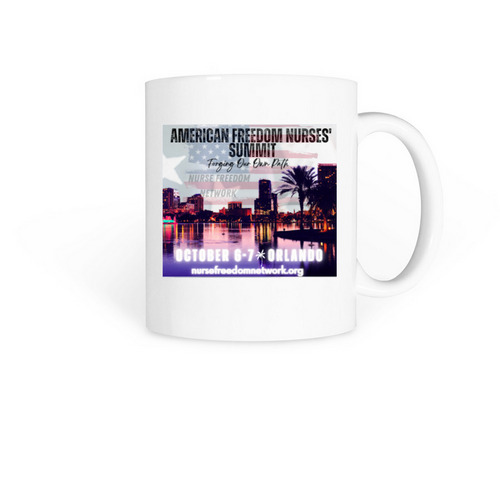 American Freedom Nurses' Summit Mug&nbsp;, a White Coffee Mug
