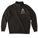 Black Brenau OT Quarterzip, a Black Midweight Quarter Zip Pullover