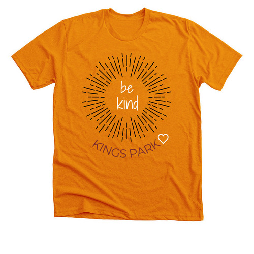 "BE KIND" - Kings Park&nbsp;, a Heather Orange Premium Unisex Tee