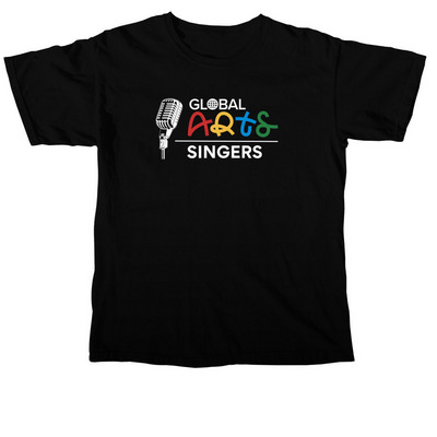 Global Arts Singers, a Black Comfort Colors Unisex Tee