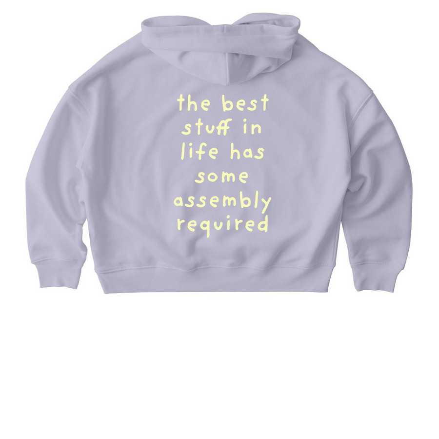 Best Stuff, a Lavender Stanley/Stella Women?s Stella Nora Pullover Hoodie (back-view)