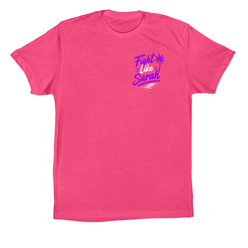 Fight Like Sarah&nbsp;, a Berry Premium Cotton Tee